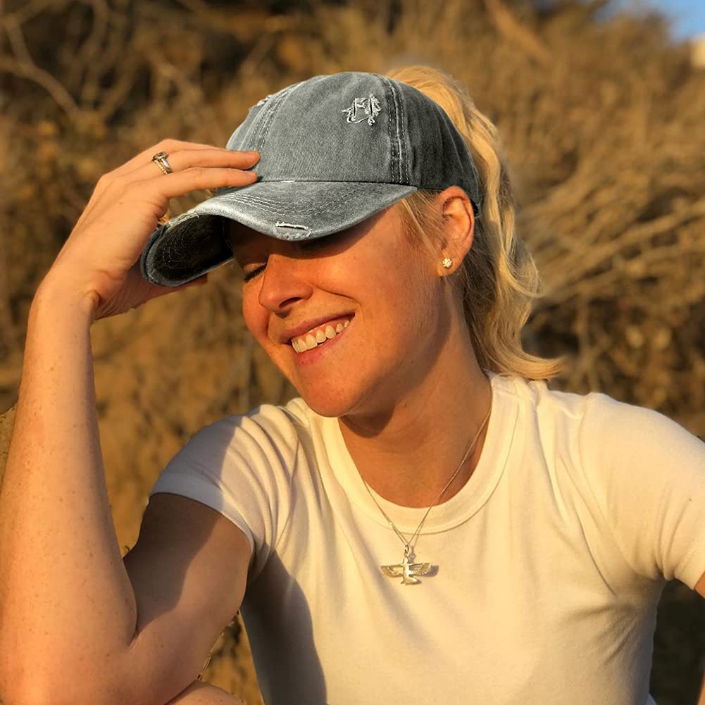 PALAY Womens Baseball Cap Vintage Style Cap for Women Adjustable Plain Cap Friendly to Women with Ponytail High Bun Ponytail Baseball Cap Hat (Black) PALAY Womens Baseball Cap Vintage Style Cap for Women Adjustable Plain Cap Friendly to Women with Ponytail High Bun Ponytail Baseball Cap Hat (Black)